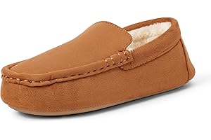 Amazon Essentials boys Moccasin Slipper