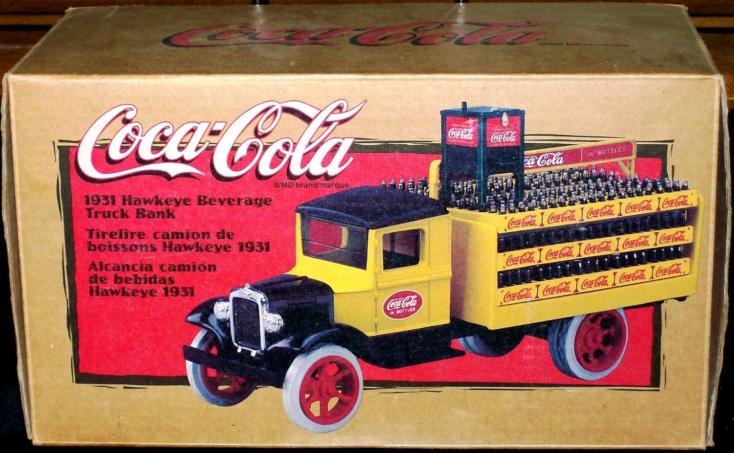 Coca B001qtesde Hawkeye Bank Beverage 1931 Truck 貯金箱 最高の
