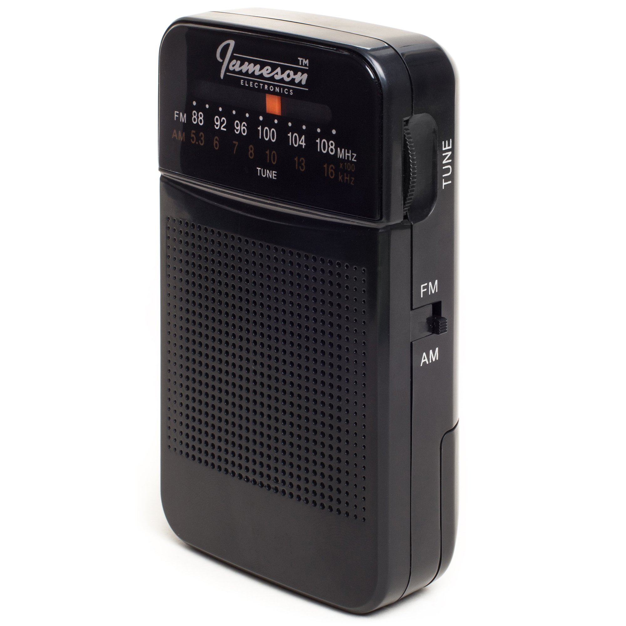 AM // FM Portable Pocket Radio with Best Reception Small Battery