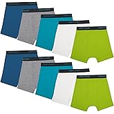 Fruit of the Loom boys And Toddler Boxer Briefs, Tag Free & Breathable Underwear, Assorted Color Multipacks