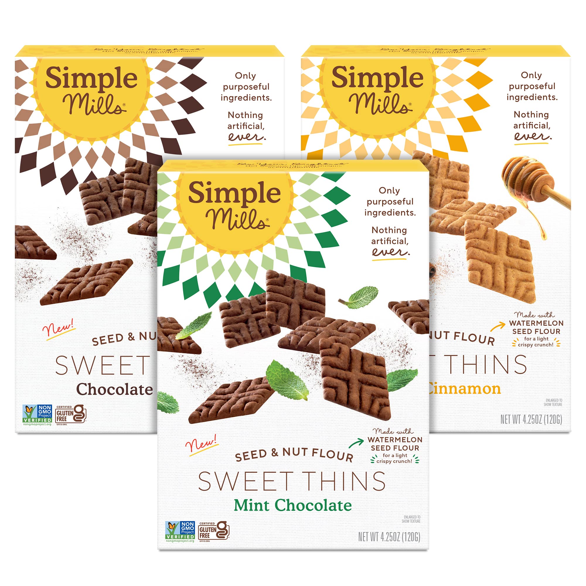 Simple Mills Sweet Thins Variety Pack Seed & Nut