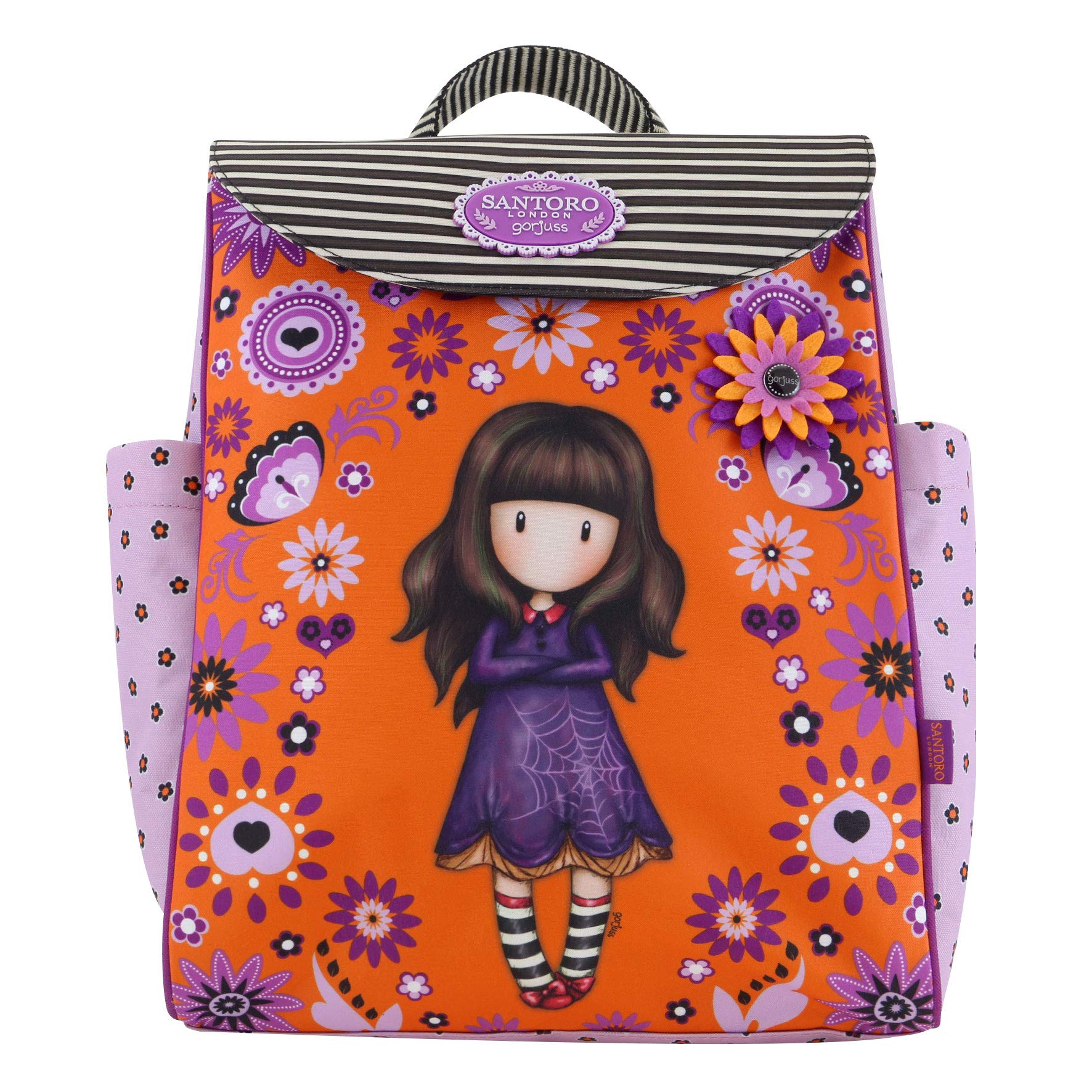 SANTORO GORJUSS Mochila Bolsillos Girls’ Backpack, Orange (Naranja), 1x1x1 Centimeters (W x H x L)