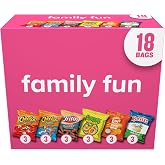 Frito-Lay Snacks Variety Pack, Family Fun Mix, Single Serve Snack Bags, (18 Pack), Ruffles, Fritos, Cheetos, Lay's, Funyuns, Chips
