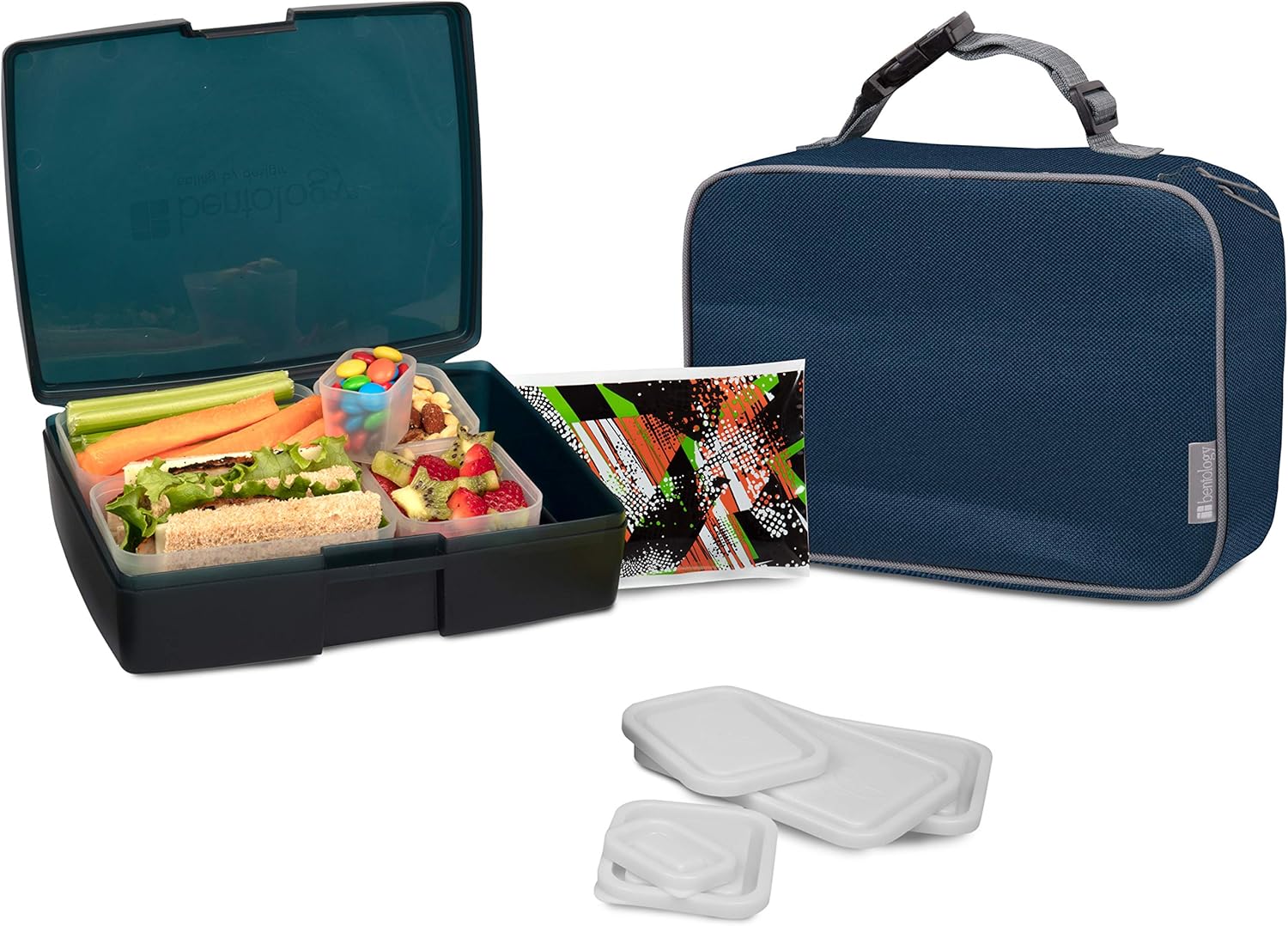 boys pack lunch boxes