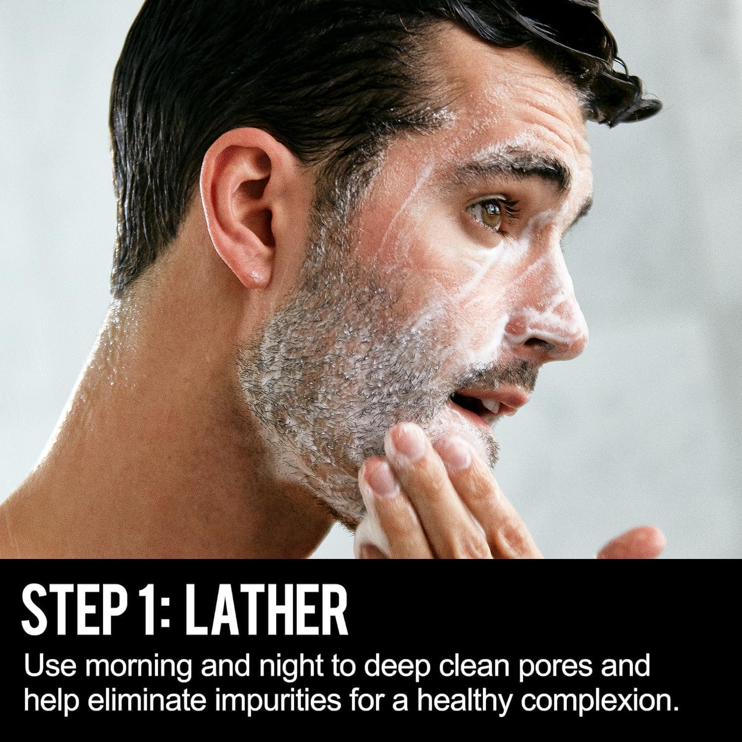 RUGGED & DAPPER Daily Duo Skincare Set for Men | Includes Age + Damage Defense Moisturizer & Daily Power Scrub Face Wash