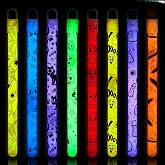 JOYIN 36 Pcs Halloween Glow Sticks Bulk Party Pack, Hanging Wands in 8 Design, 6 Color Light Up Stick for Kid Glow in The Dark Halloween Party Favor Supplies, Goodie Bag Filler, Trick or Treating Gift