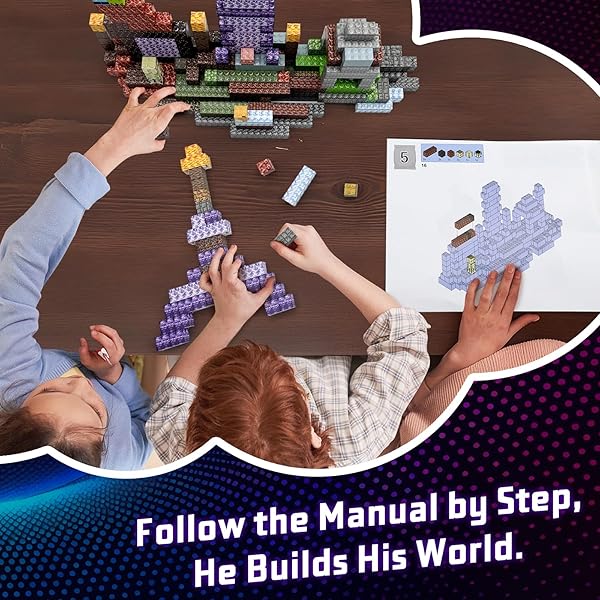JIMI BUILDING BLOCKS SET, PREMIUM INTERLOCKING BLOCKS WITH CHARACTERS & VIVID SCENES – CREATIVE CONSTRUCTION TOY FOR KIDS 6+ & BUILDERS, STEM LEARNING TOY