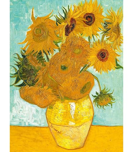 Educa Pack De 2 Puzzles De 1000 Piezas – Los Girasoles Y Terraza De Café De Van Gogh (Serie Art Collection)