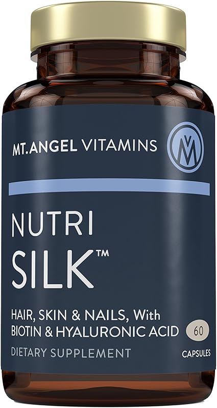 Amazon Com Mt Angel Vitamins Nutrisilk With Collagen Type 2 Biotin Hyaluronic Acid And B Vitamins Health Personal Care