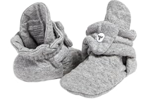 Burt's Bees Baby Unisex Booties Organic Cotton Newborn Essentials Shoes for Infants