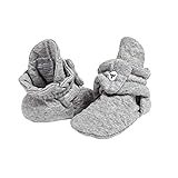 Burt's Bees Baby Girls Booties Organic Cotton