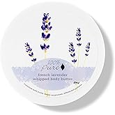 100% PURE French Lavender Whipped Body Butter, Body Lotion for Dry Skin, Made with Shea Butter, Cocoa Butter, Moisturizing Body Cream, Natural Lotion - 3.4 oz