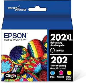 Amazon Com Epson T202 Claria Ink High Capacity Black Standard Color Cartridge Combo Pack T202xl 