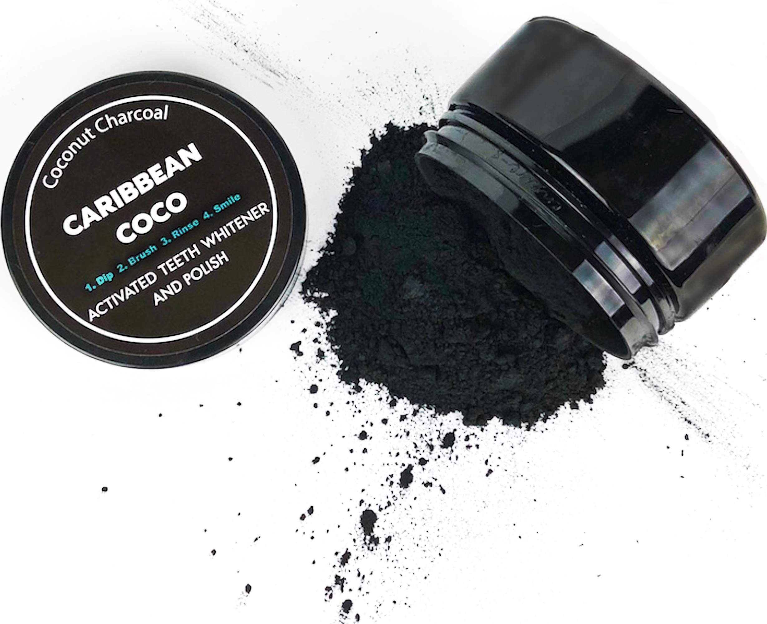 Caribbean Coco Activated Charcoal Toothpaste & Teeth Whitening Powder