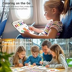 Shuttle Art Paint with Water Coloring Book for