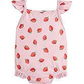 Mud Pie Baby-Girls Children's Strawberry Print 1pc