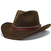 Borges & Scott Forester – Western Style Wool Felt Hat - Water Resistant – Wired Mouldable Brim