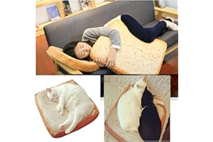 Dofover Soft Cat Cushion Bed Bread Pet Mattress Bed Mats Bedding Pad for Small Medium Dogs & Cats,Sleeping Resting Playing Reading Pillow (23.6''x23.6''x2.6'')