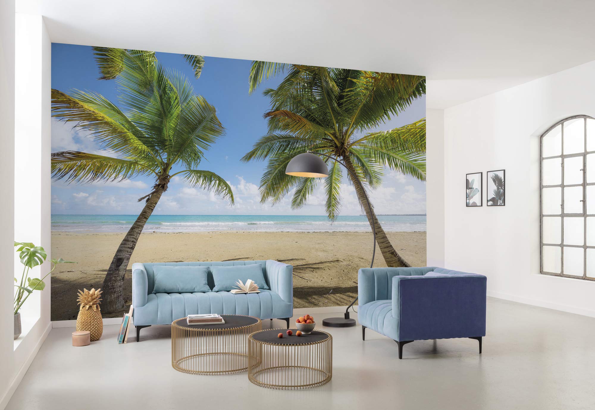 Komar Caribbean Days II SHX9-014 Non-Woven Photo Wallpaper XXL Decoration Nature Landscape Bedroom Living Room Office Hallway 450 x 280 cm (Width x Height) Multi-Coloured