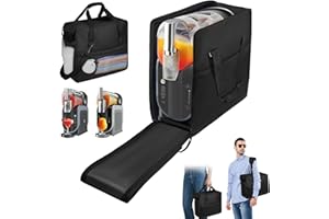 HZNPEZ Carrying Bag Fit for Ninja Slushie Machine FS301 & FS300, Side-Opening Design for Easy Access, Ninja Slushie Cover with Large Accessory Pocket, Frozen Drink Maker Bag for Outdoor Travel and Storage