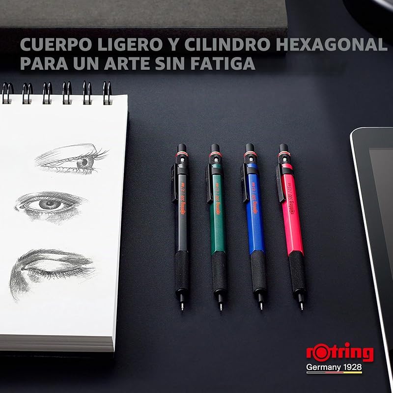 Lapiseira rotring 500 | 0,5 mm | corpo verde