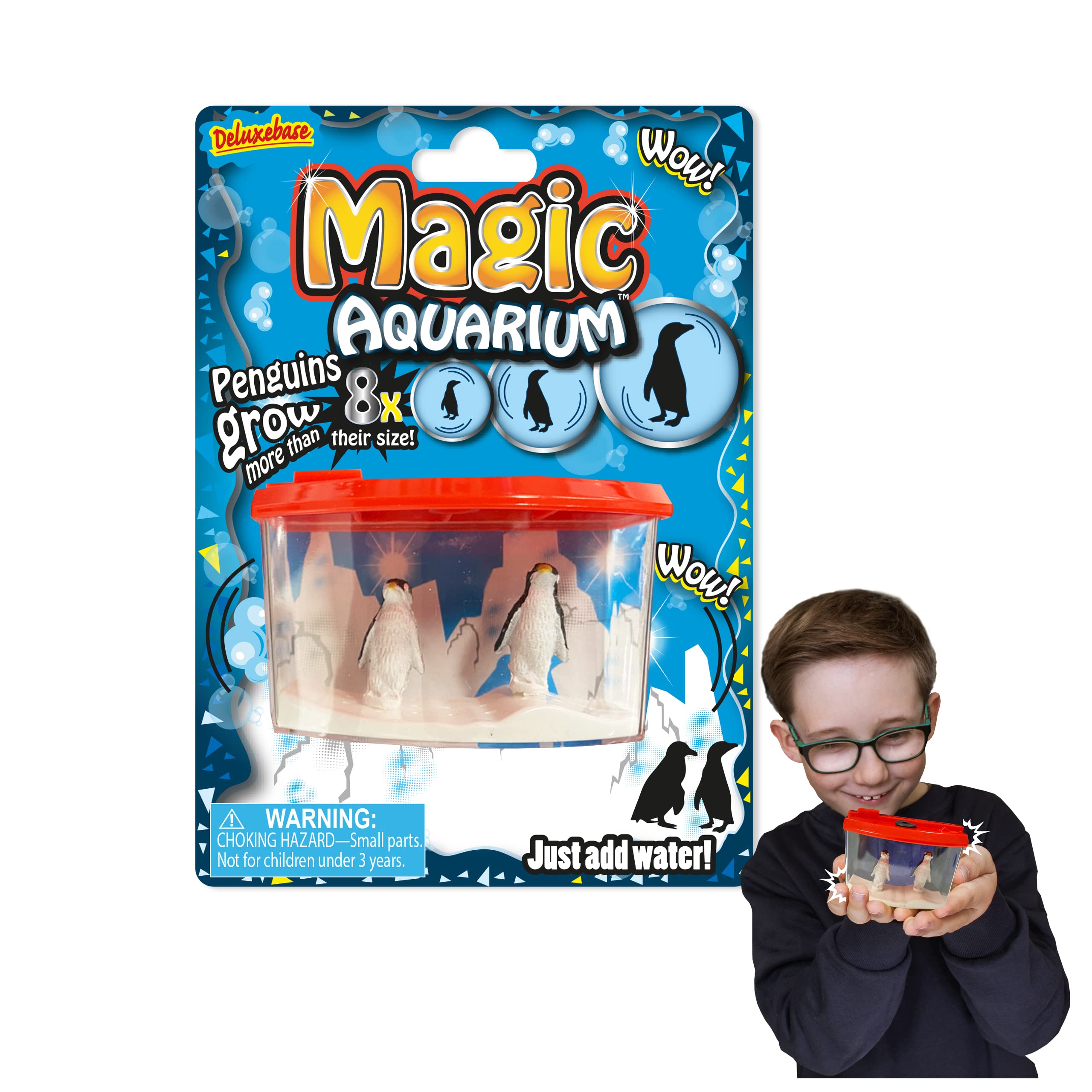 Magic Aquarium - Penguins from Deluxebase. Grow your own penguins in this toy fish tank kit for kids — image 1