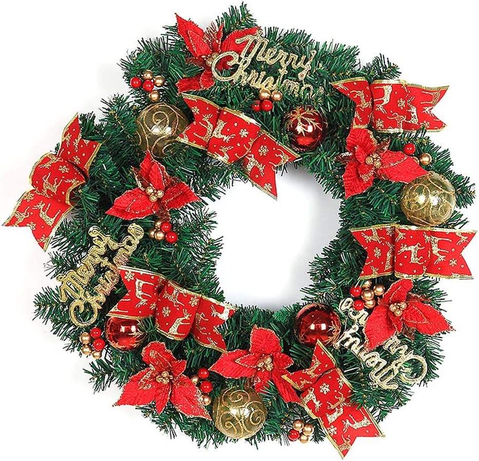 Christmas wreaths door ornaments festive decoration ( Size