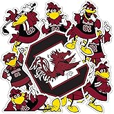Desert Cactus University of South Carolina Sticker Gamecocks USC Cocky Vinyl Decals Laptop Water Bottle Car Scrapbook Sheet T2 (Type 2-2)