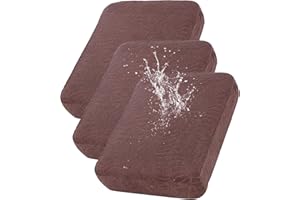 KELUINA 100% Waterproof Couch Cushion Covers, Stretch Leaf Jacquard Sofa Seat Cushion Slipcovers Washable Furniture Protector for Armchair Loveseat Sofa Chaise (Brown,3)