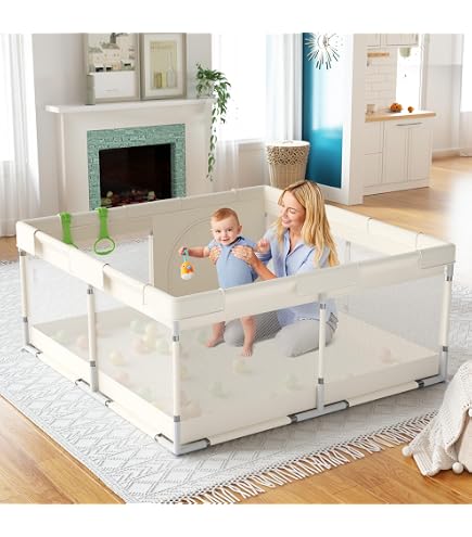 Evenflo Versatile Play Space 2-Panel Extension (Cream) Baby