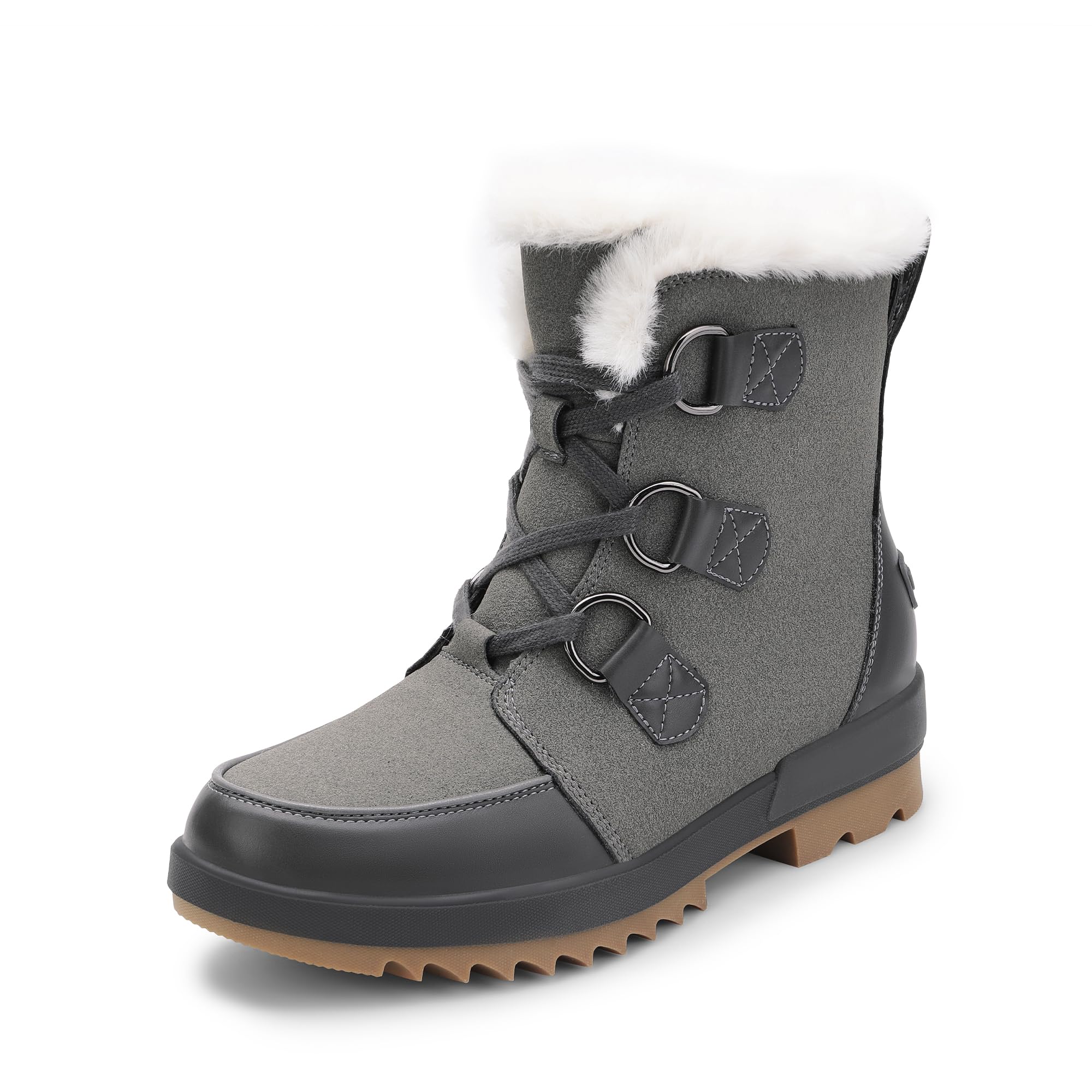DREAM PAIRS Ankle Winter Boots for Women Snow Boots