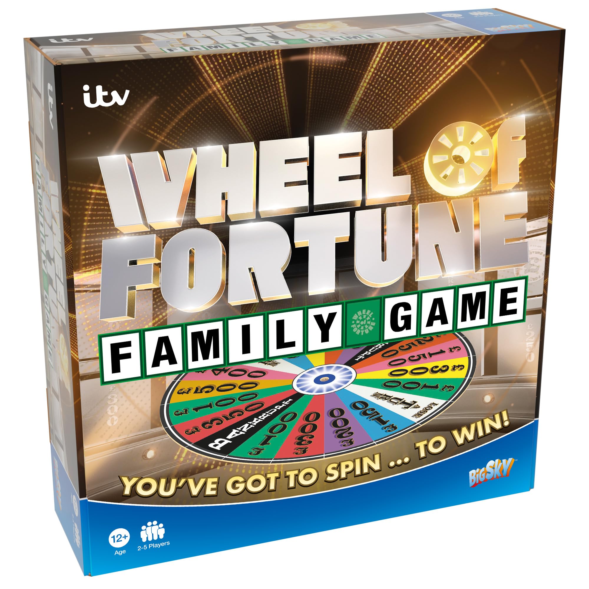 Wheel of Fortune Official Family Board Game | Spin, Solve, and Win | Word Puzzle Challenges, Prizes & Rounds | Based on the Hit TV Show | Great Fun for Adults & Kids