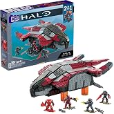 MEGA Halo Infinite Toy Building Sets, Banished Phantom Aircraft with 1214 Pieces, 4 Micro Action Figures and Accessories, for Collectors