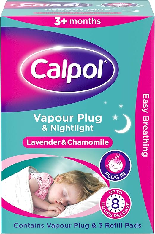 Calpol® Vapour Plug & Nightlight Lavender & Chamomile 3+ Months Amazon