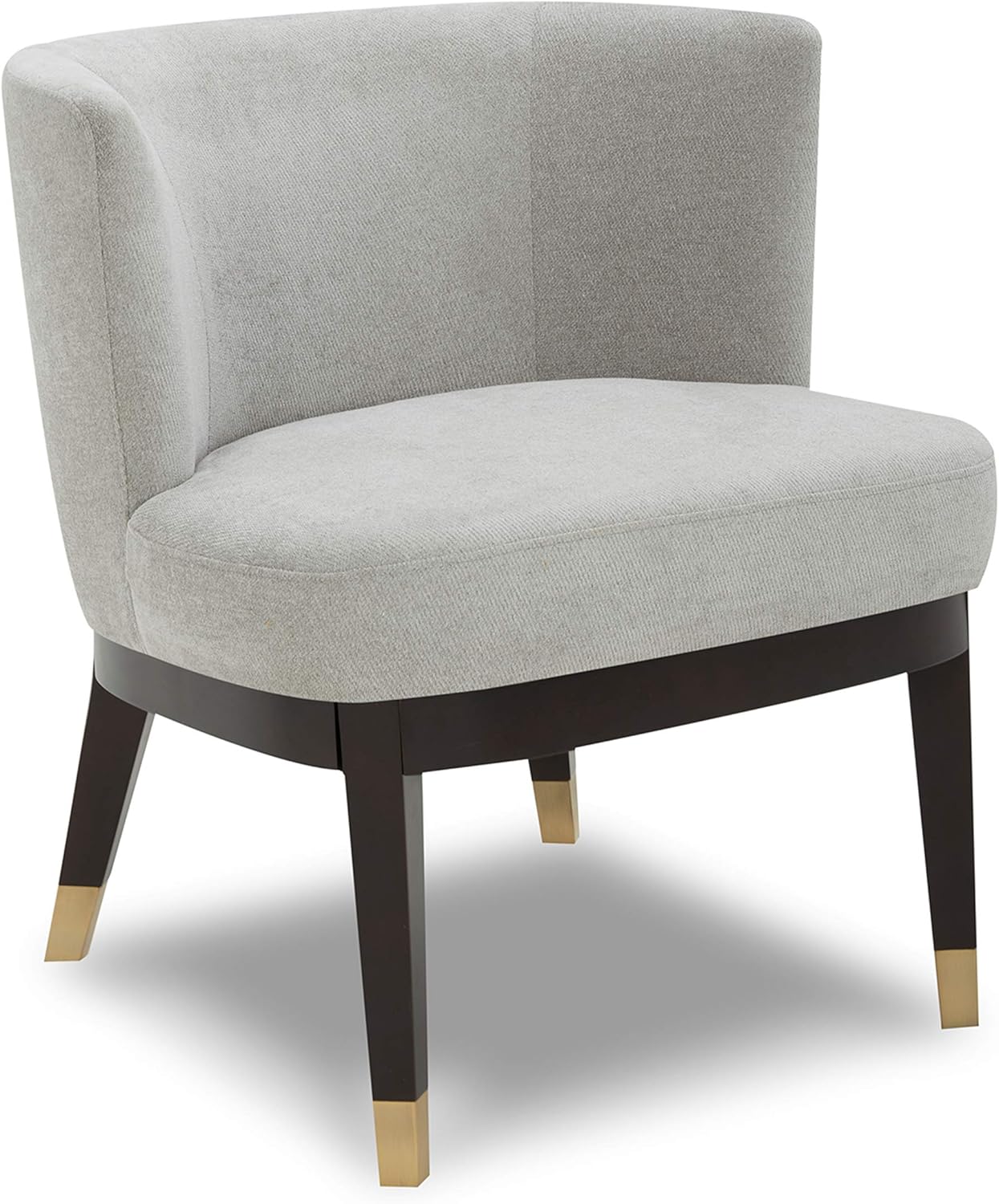 abbyson marilla outdoor furniture on Amazon Com Chita Mid Century Modern Fabric Accent Chair Upholstered Living Room Barrel Chair Silver Gray Kitchen Dining