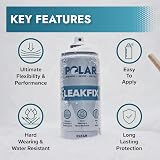 Polar Leak Fix Spray 2 x 400ml Black Instant Waterproof Sealant Roof Pipe Gutter view 2