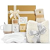Get Well Soon Gift Basket for Women | Self Care Gift Care Package | Thinking of you Birthday Gifts for Mom, Friend, Sister | After Surgery, Sympathy Gift for Loss of Loved one