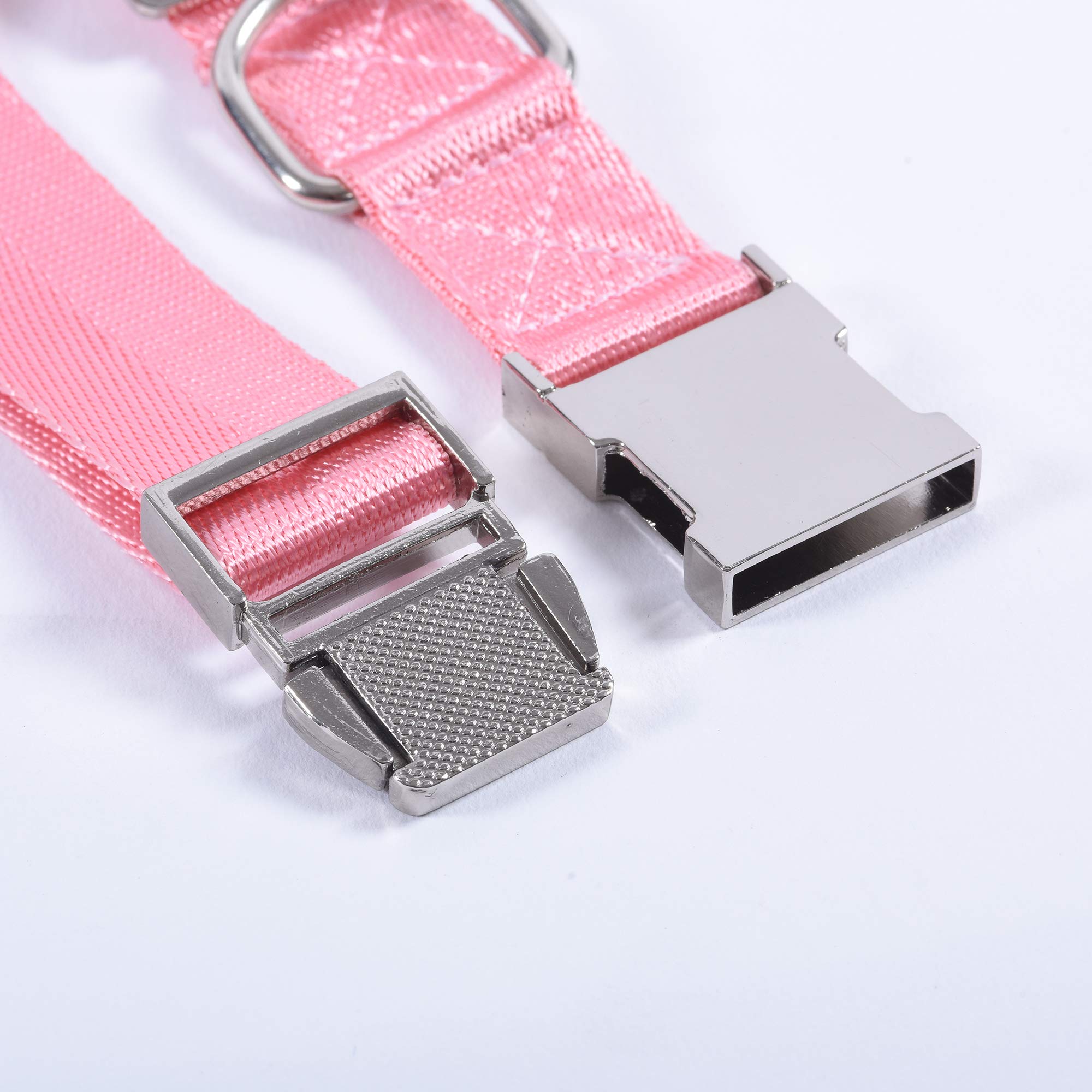 Puppy Face Durable Dog Collar with Metal Buckle,Nylon Collars for Dogs (Small:Neck 11\