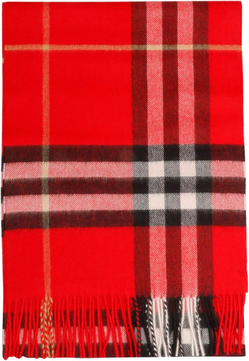 bufanda burberry roja