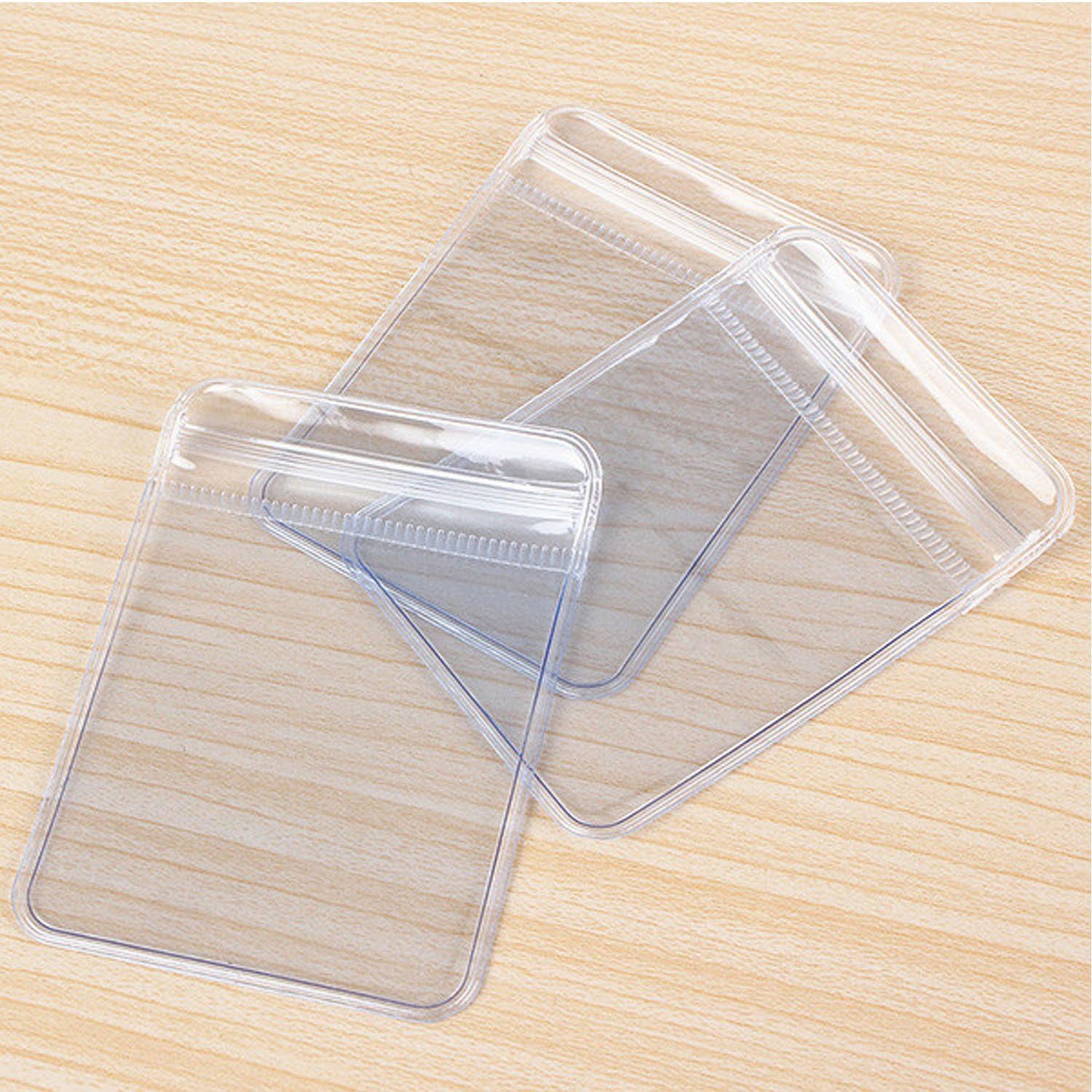 100PCS 70 x 50 mm Clear PVC Plastic Coin Wallets Storage Envelopes Case Bag (HG0119) Amazon.co