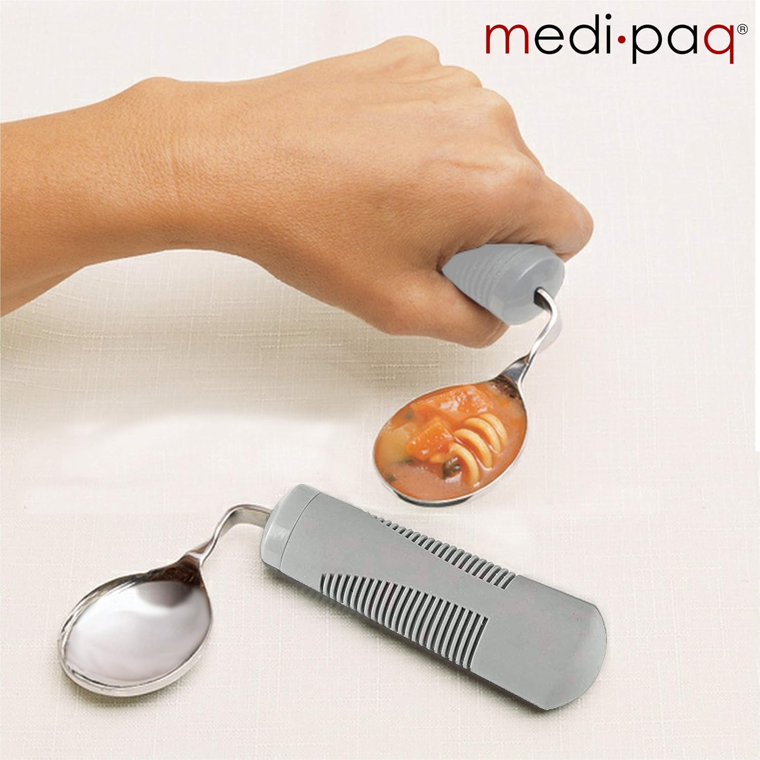 iMedic Weighted Bendable Cutlery for Disabled Hands (The Knife Does Not Bend) - Image 5