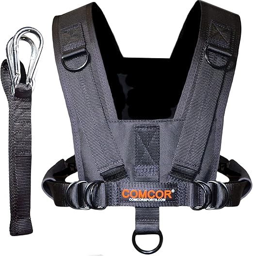 ComCor Pro Sled Harness Adult Size Includes 9' Pull Strap Pulls