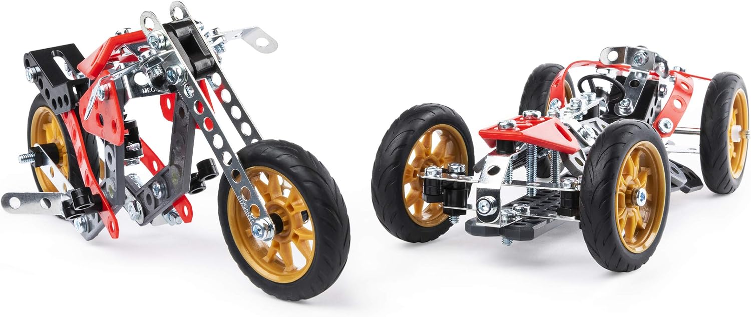 Meccano MEC MDL 5in1 St Fighter Bike CN UPCX GML, 6053371, Multicolour, Multicolored - Image 3