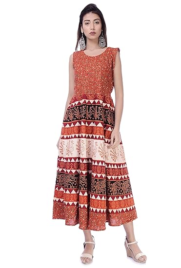 kalamkari maxi dress