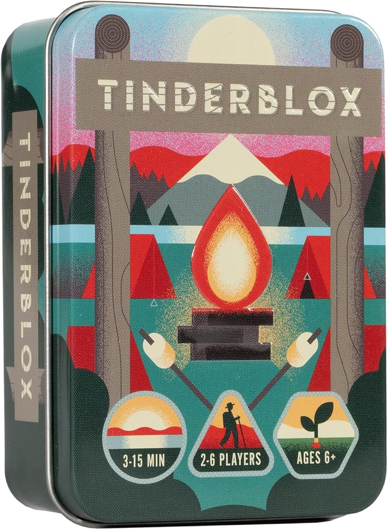 Alley Cat Games Tinderblox Sunset Wood Puzzle Dexterity Game