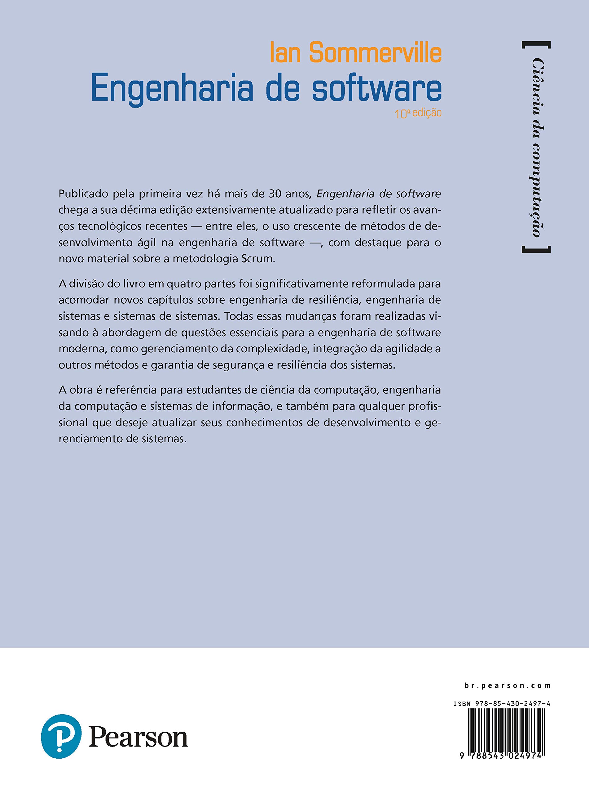 Engenharia De Software 9788543024974 Livros Na Amazon Brasil - 