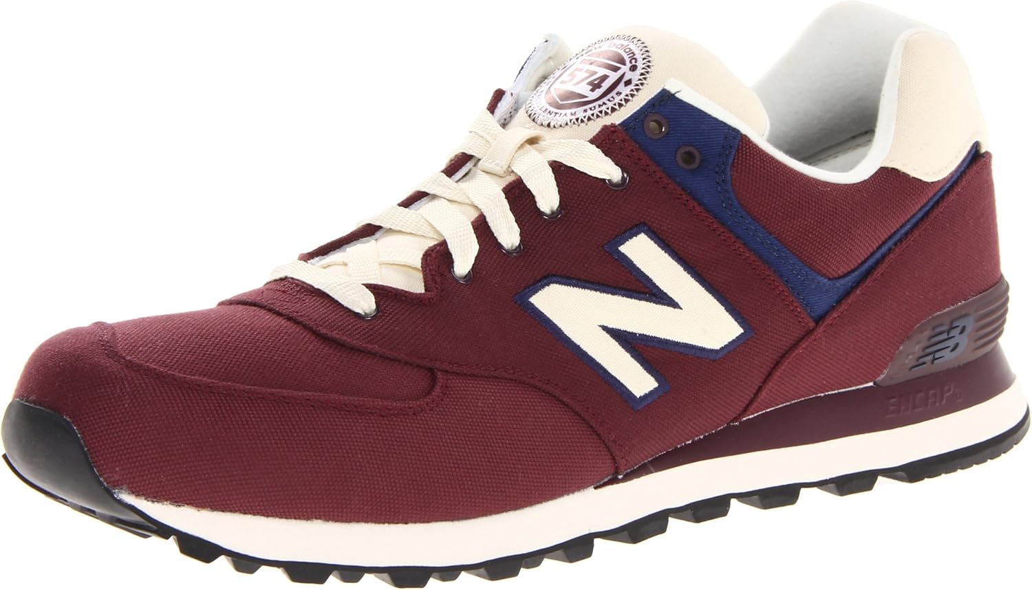 New Balance Classic Traditionnels 574 Burgundy Mens Trainers Size 9.5 UK: Amazon.co.uk: Shoes & Bags