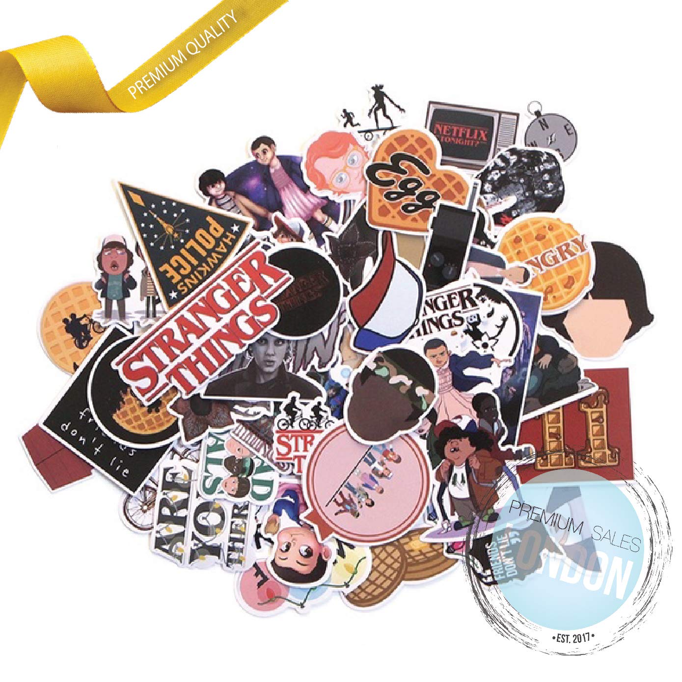 Strange Figure Stickers Set Anime Toy Sticker for Luggage Skateboard Motorcycle Laptop Waterproof Sticker 66 pcs