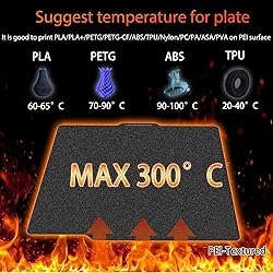 Wefuit Double Sided Textured PEI Build Plate for