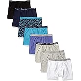 Calvin Klein Kids Boys' Modern Cotton Boxer Brief Underwear 8-Pack